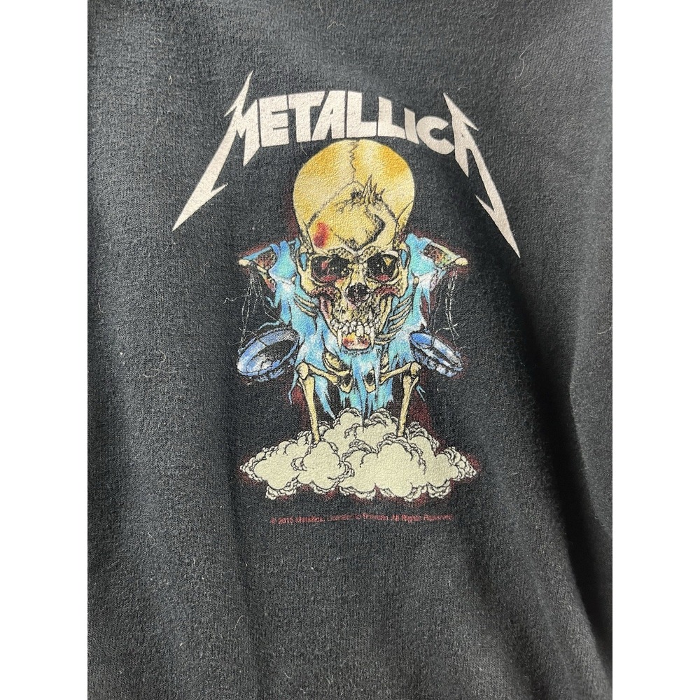 Metallica Band Hoodie Soon You'll Please Their Appetite Full Zip Concert Medium - Picture 6 of 12
